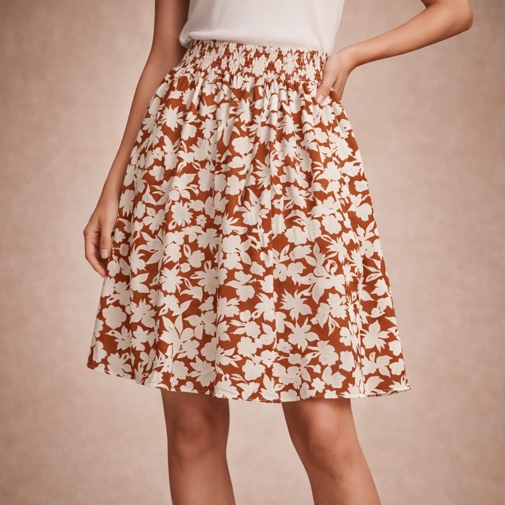 Universal Thread Floral Tiered Skirt Size 4X Boho Cottagecore